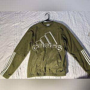 Adidas Men's Green Sweater